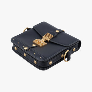 Secondhand Christian Dior Dioraddict Navy Leather  shoulderbag | stylenewstar