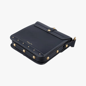 Secondhand Christian Dior Dioraddict Navy Leather  shoulderbag | stylenewstar