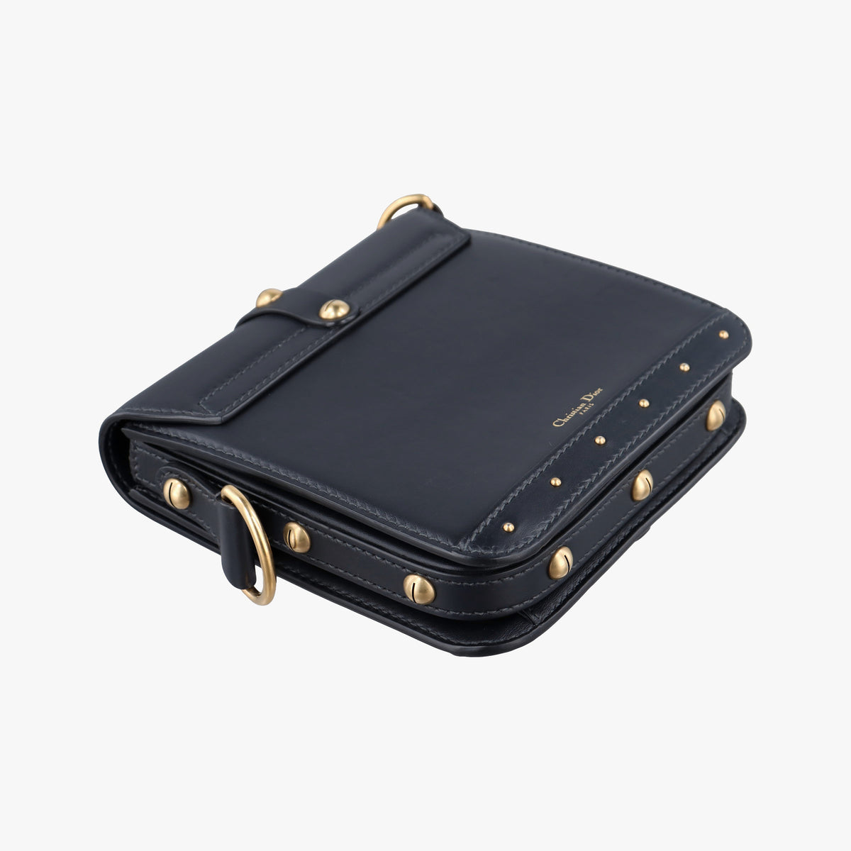Secondhand Christian Dior Dioraddict Navy Leather  shoulderbag | stylenewstar