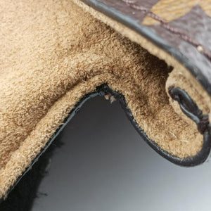 Secondhand Louis Vuitton MARIGNAN Brown×COQUELICOT Monogram Canvas×calf leather M44544 handbag | stylenewstar