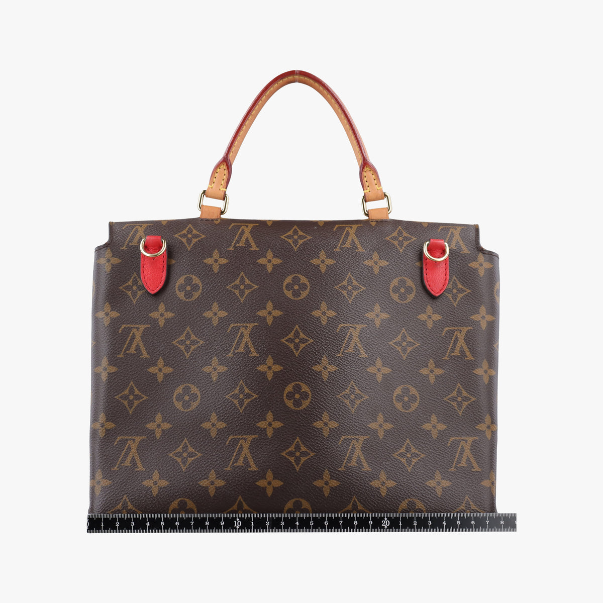 Secondhand Louis Vuitton MARIGNAN Brown×COQUELICOT Monogram Canvas×calf leather M44544 handbag | stylenewstar