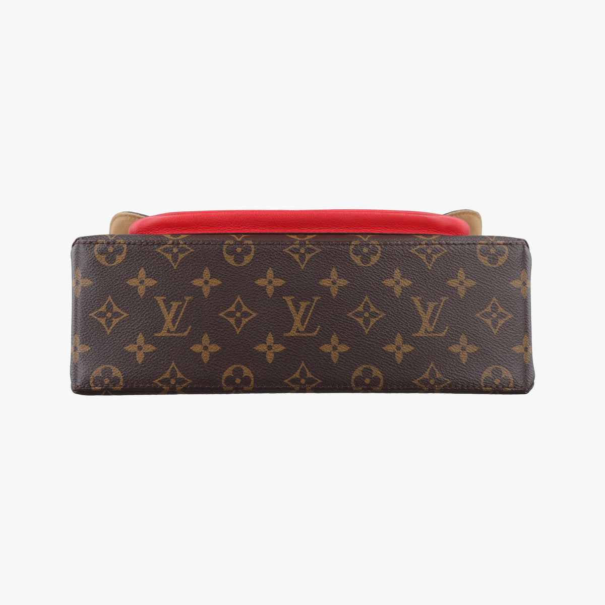 Secondhand Louis Vuitton MARIGNAN Brown×COQUELICOT Monogram Canvas×calf leather M44544 handbag | stylenewstar