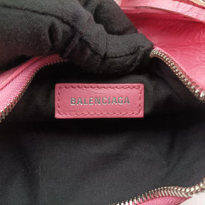 Pre-owned Balenciaga Le Cagole Pink lambskin  shoulderbag | stylenewstar