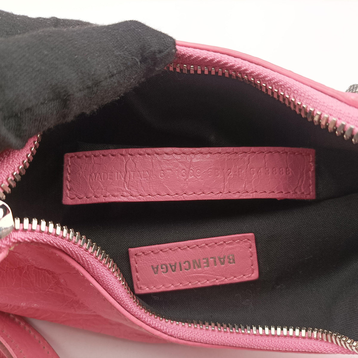 Pre-owned Balenciaga Le Cagole Pink lambskin  shoulderbag | stylenewstar