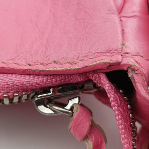 Pre-owned Balenciaga Le Cagole Pink lambskin  shoulderbag | stylenewstar