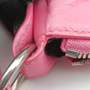 Pre-owned Balenciaga Le Cagole Pink lambskin  shoulderbag | stylenewstar