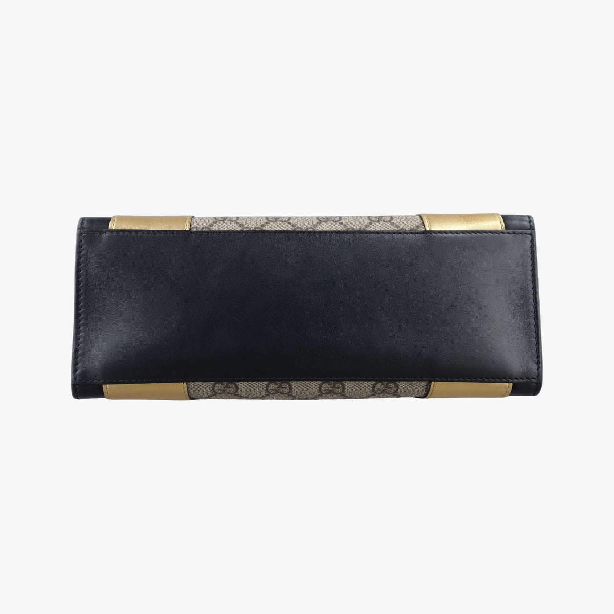 Pre-owned Gucci Osiride GG Supreme beige×Black×Golden PVC coated canvas×leather 497996 shoulderbag | stylenewstar