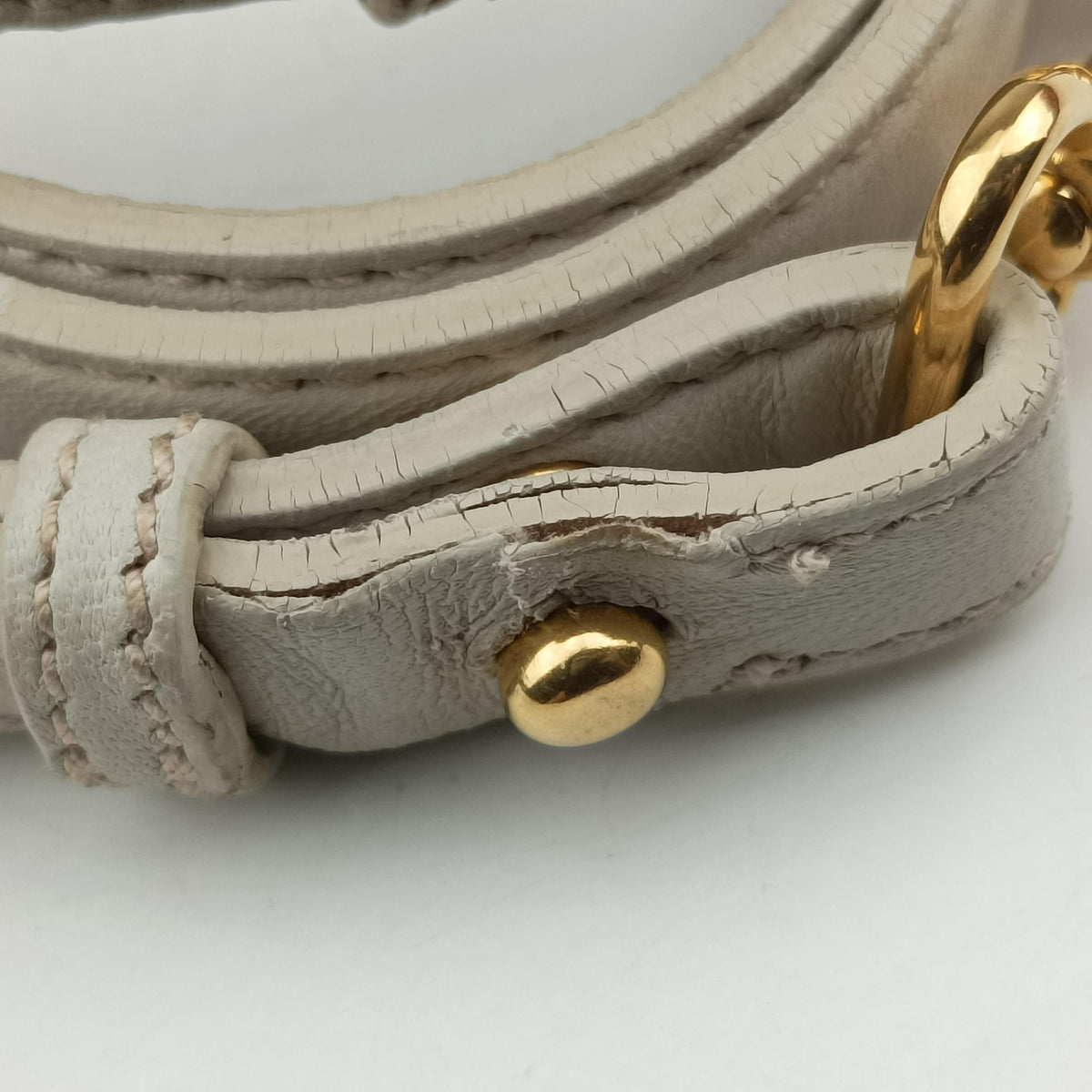 Pre-owned Miu Miu Coffer Matelasse Grey Leather  shoulderbag | stylenewstar