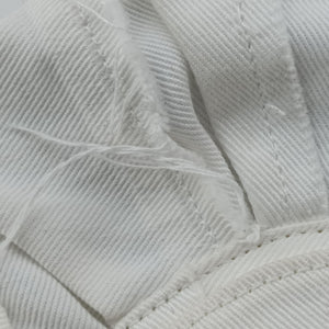 Pre-owned Balenciaga Le Cagole White Denim  shoulderbag | stylenewstar