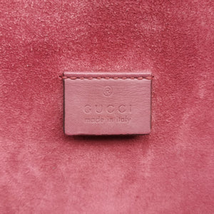 Pre-owned Gucci Dionysus beige×red×multi PVC coated canvas × suede 400249 shoulderbag | stylenewstar