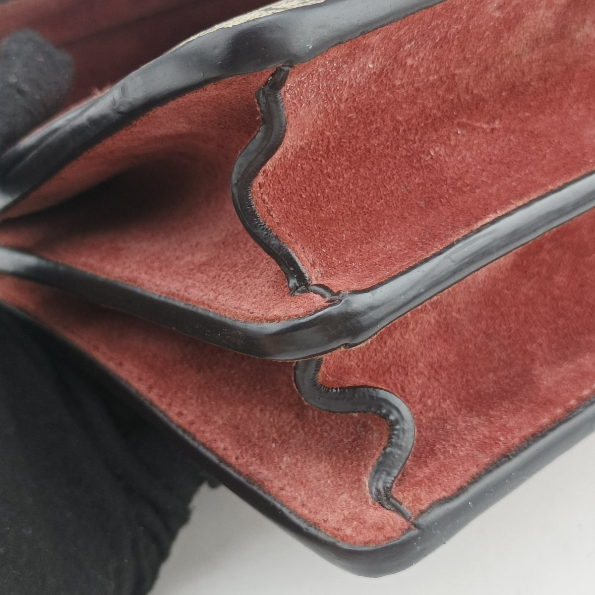 Pre-owned Gucci Dionysus beige×red×multi PVC coated canvas × suede 400249 shoulderbag | stylenewstar
