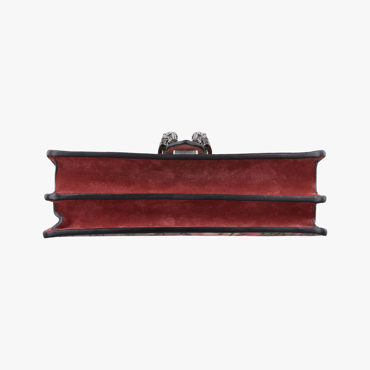Pre-owned Gucci Dionysus beige×red×multi PVC coated canvas × suede 400249 shoulderbag | stylenewstar