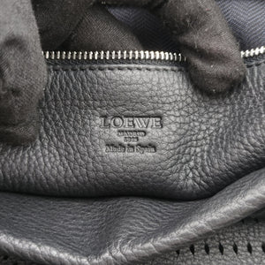 Secondhand Loewe Amazona Black Suede×leather  handbag | stylenewstar
