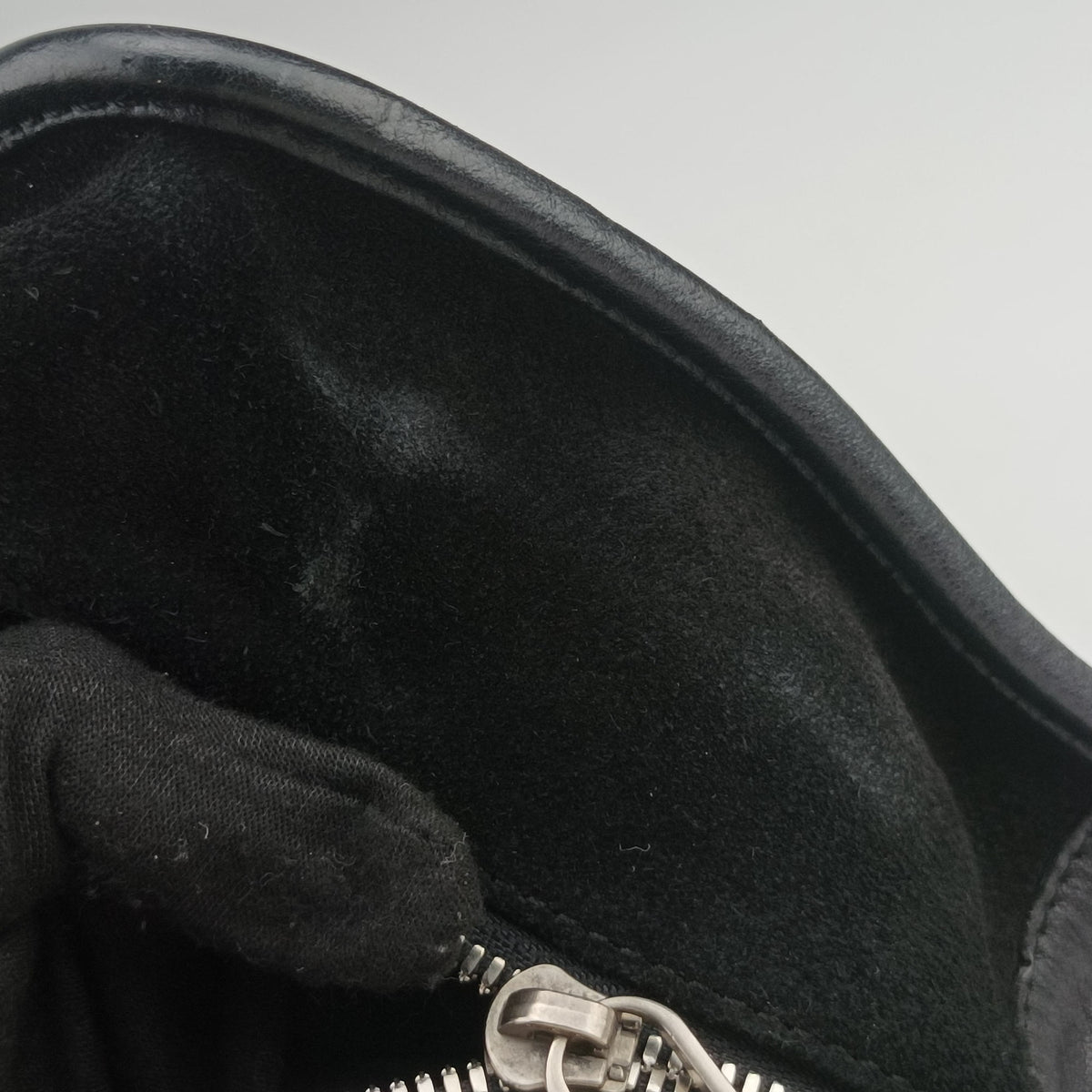 Secondhand Loewe Amazona Black Suede×leather  handbag | stylenewstar