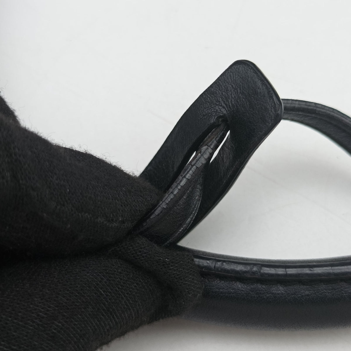 Secondhand Loewe Amazona Black Suede×leather  handbag | stylenewstar
