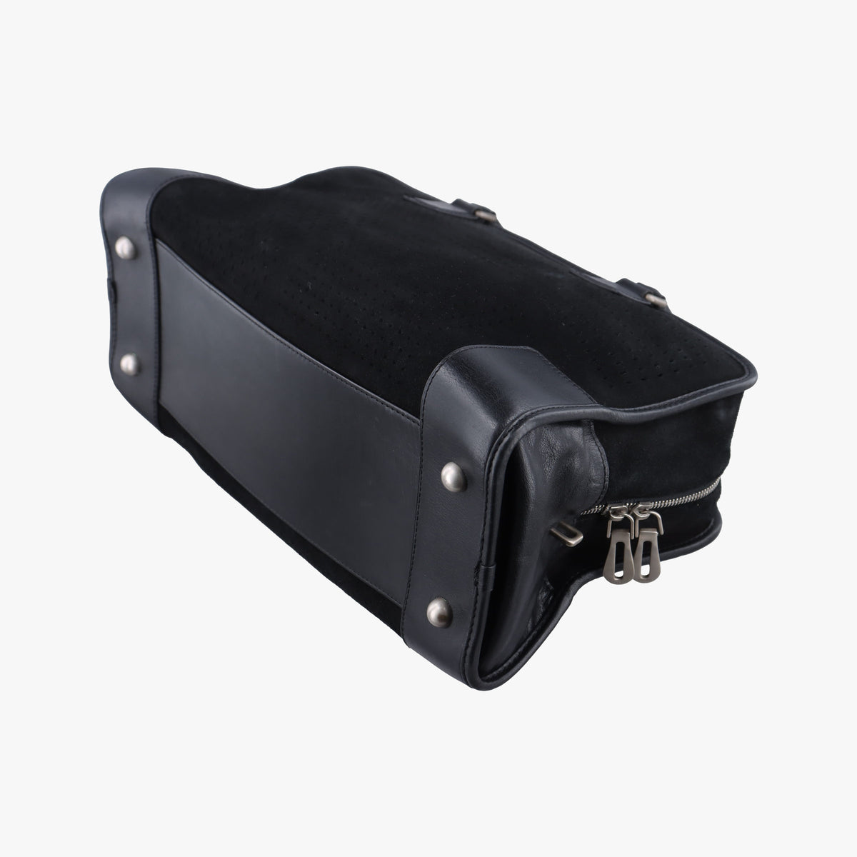 Secondhand Loewe Amazona Black Suede×leather  handbag | stylenewstar