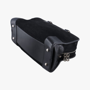 Secondhand Loewe Amazona Black Suede×leather  handbag | stylenewstar