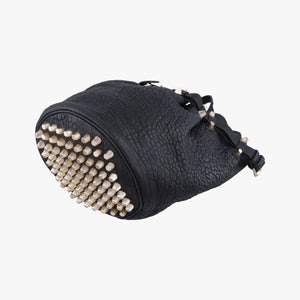 Pre-owned Alexander Wang Diego Black leather  shoulderbag | stylenewstar