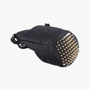 Pre-owned Alexander Wang Diego Black leather  shoulderbag | stylenewstar