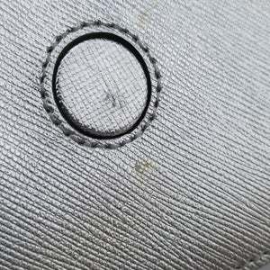 Pre-owned VERSUS Lion Head Silver Saffiano Leather  shoulderbag | stylenewstar