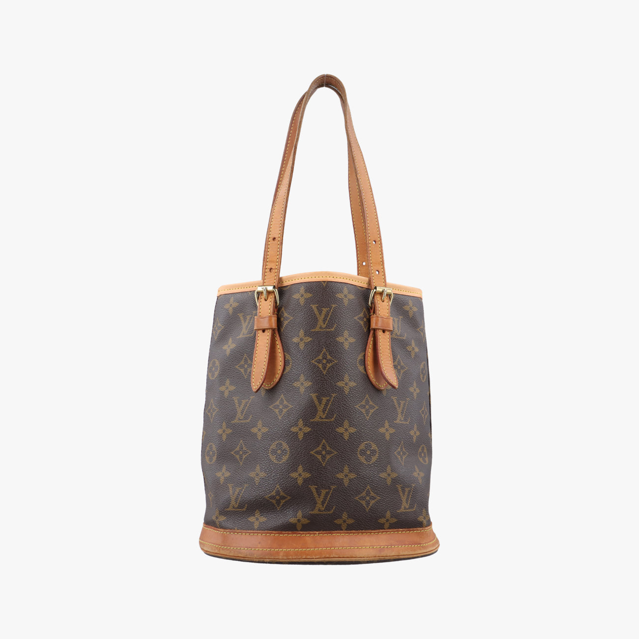 Pre-owned Louis Vuitton Bucket PM Brown Monogram Canvas M42238 handbag | stylenewstar