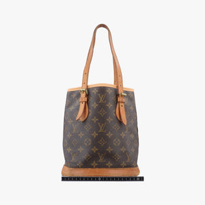 Pre-owned Louis Vuitton Bucket PM Brown Monogram Canvas M42238 handbag | stylenewstar
