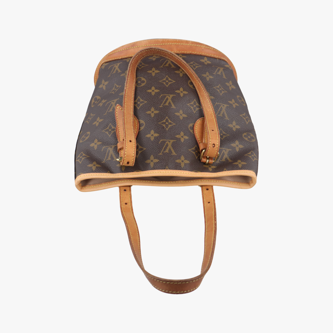 Pre-owned Louis Vuitton Bucket PM Brown Monogram Canvas M42238 handbag | stylenewstar
