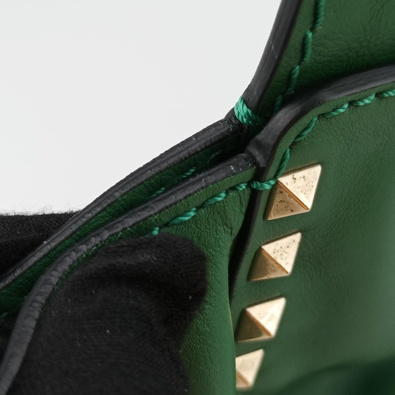 RockstudGreenLeatherLot number unknown