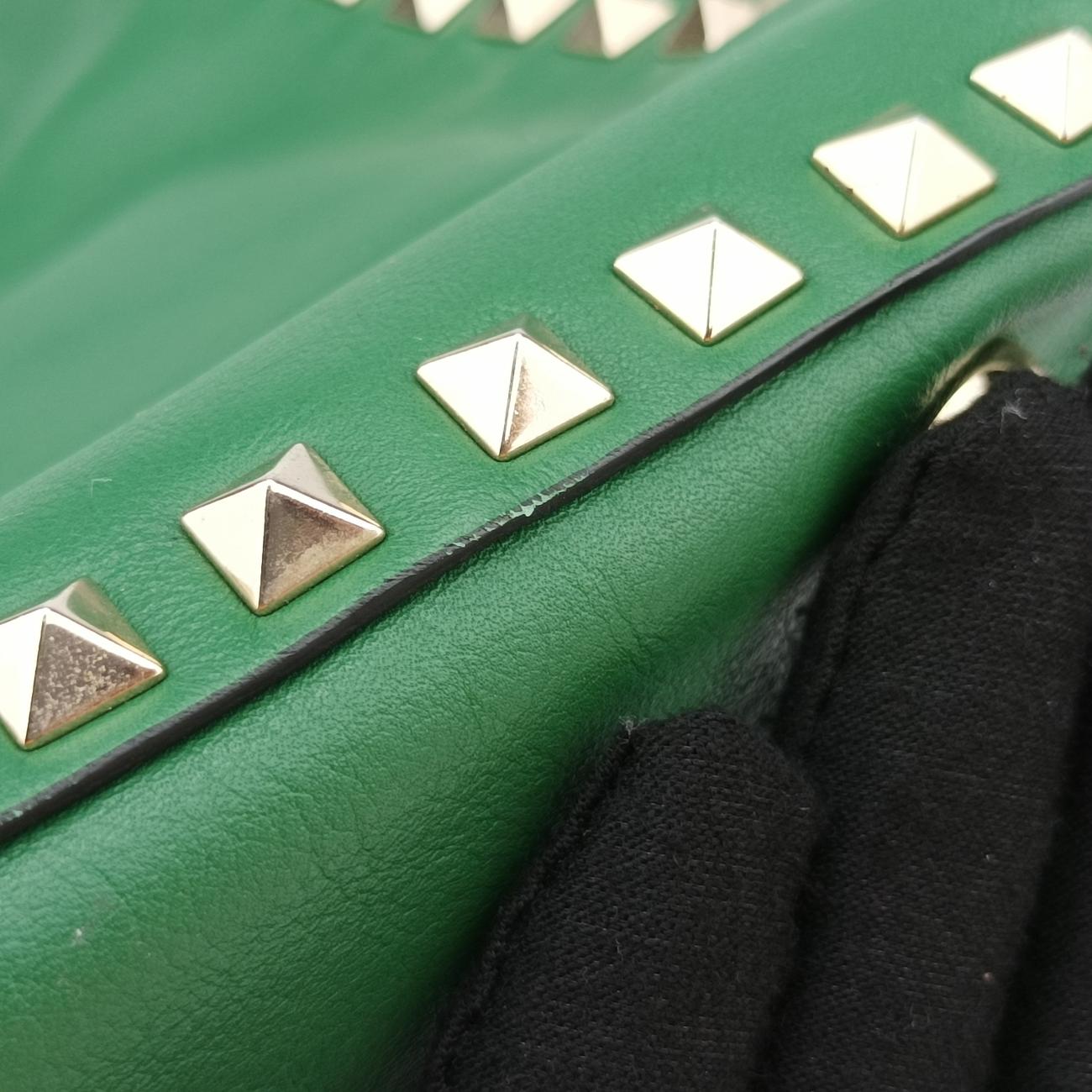 RockstudGreenLeatherLot number unknown
