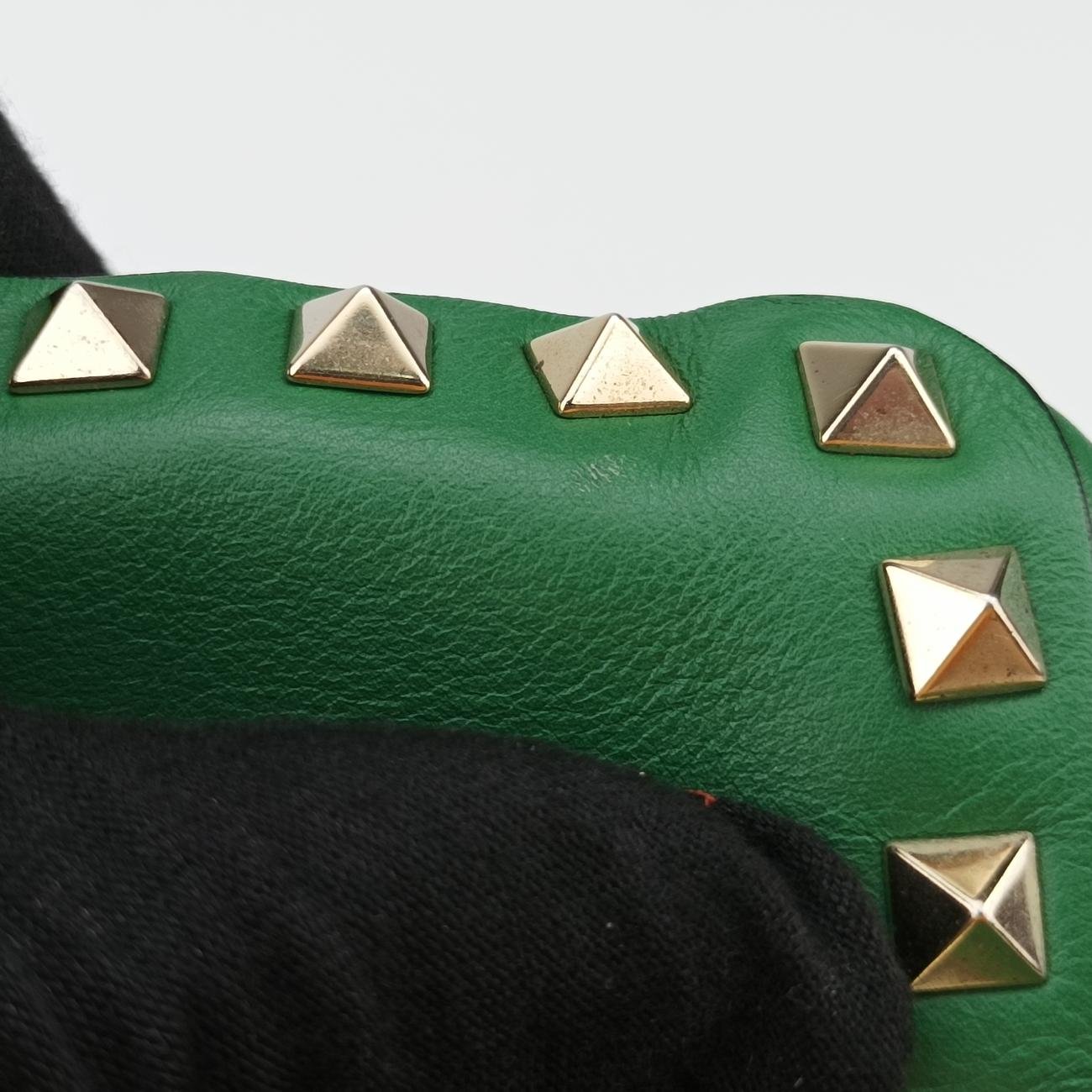 RockstudGreenLeatherLot number unknown