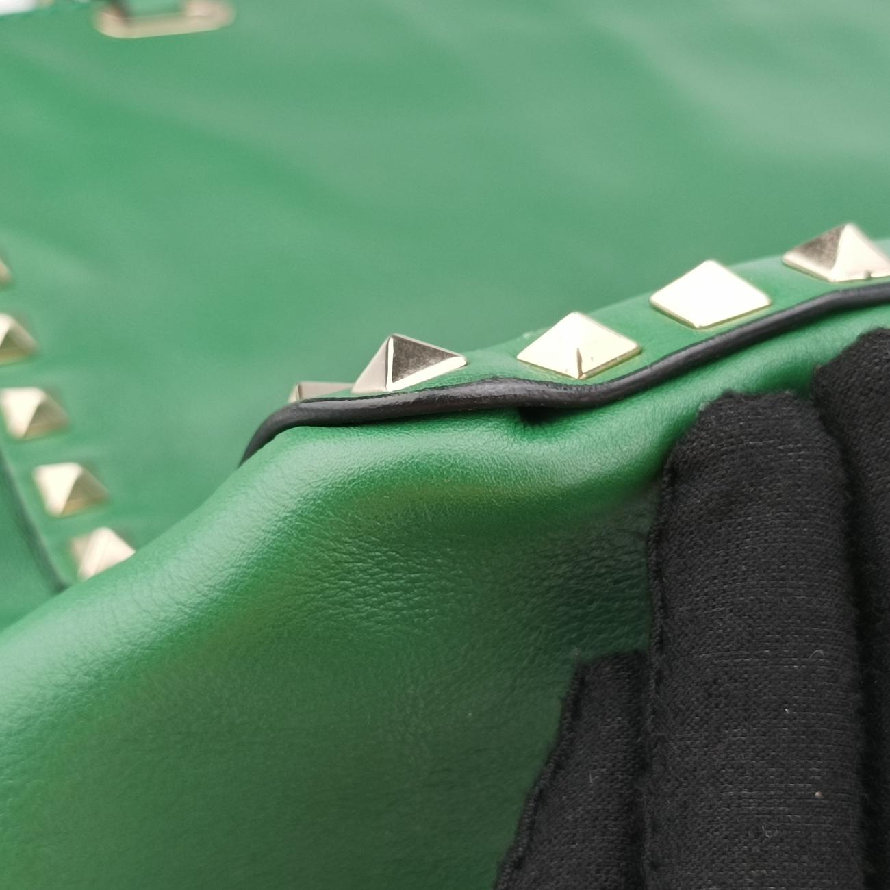 RockstudGreenLeatherLot number unknown