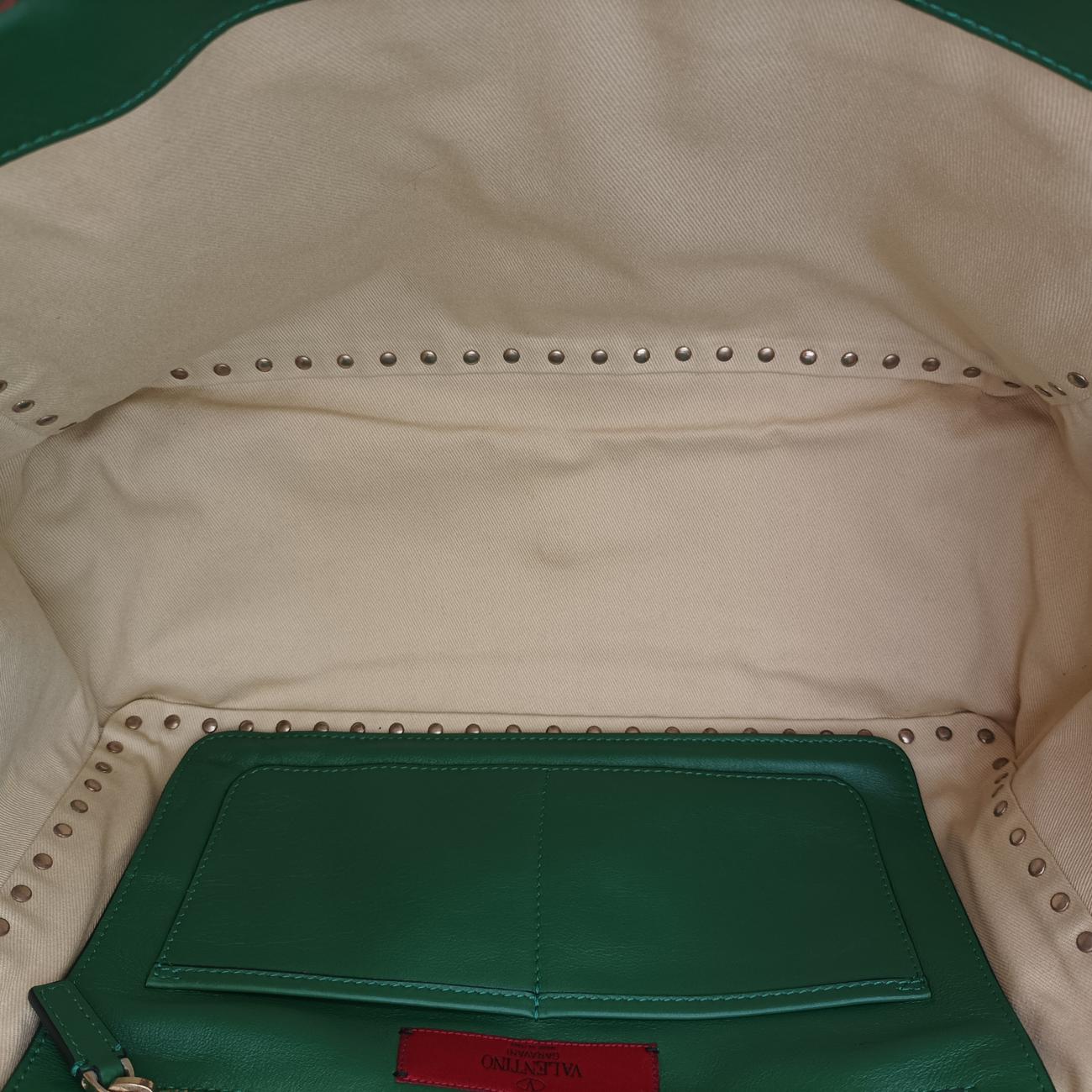 RockstudGreenLeatherLot number unknown