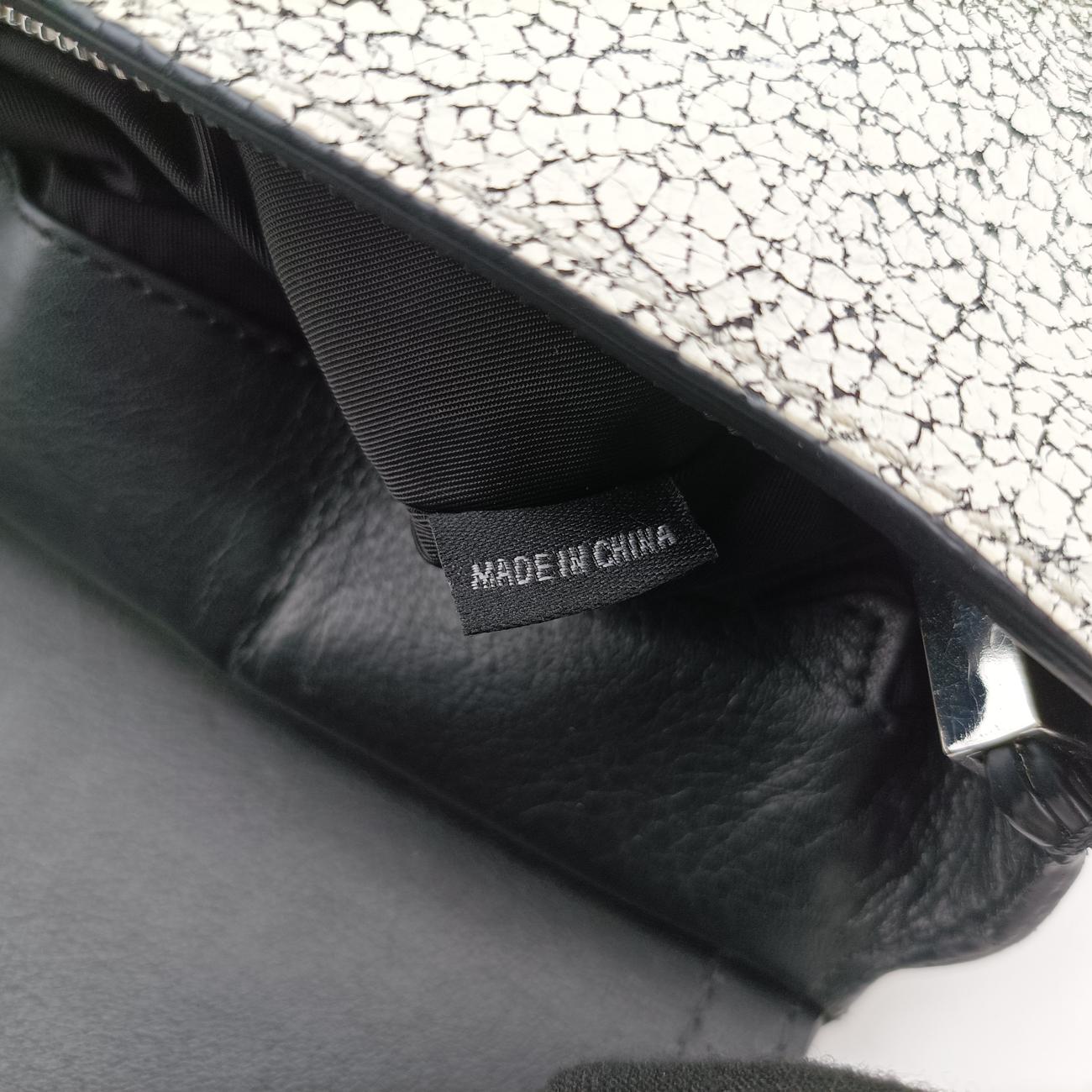 Secondhand Alexander Wang Flap Black×white Leather  crossbodybag | stylenewstar