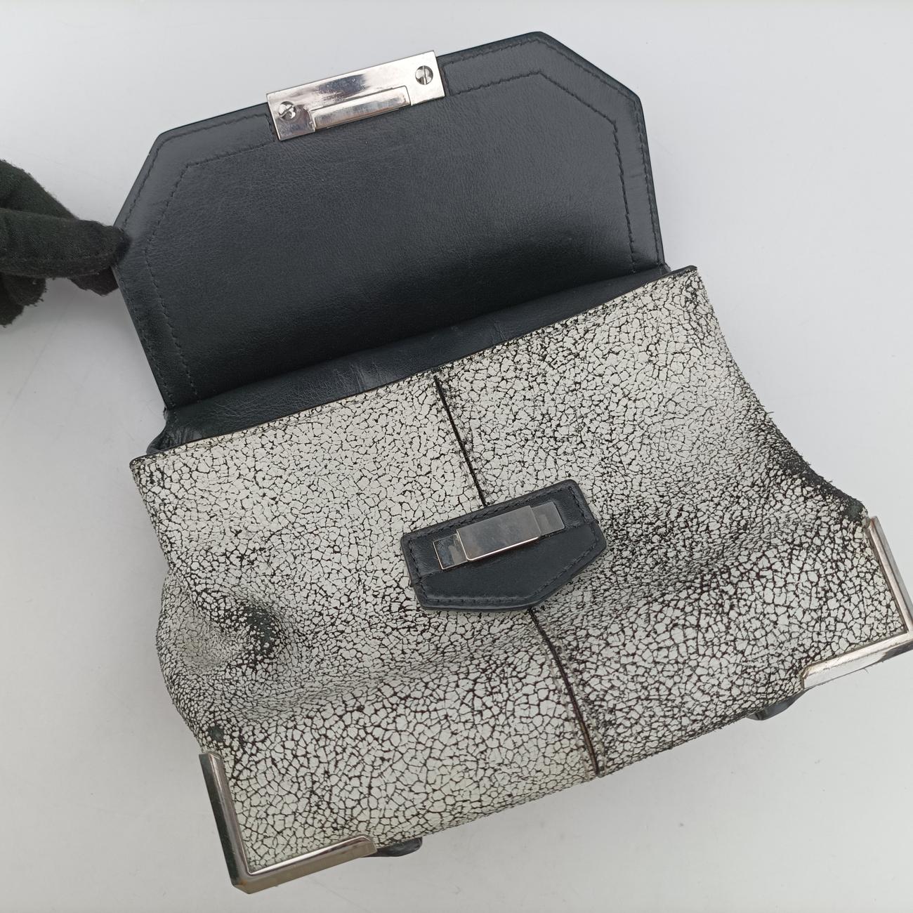 Secondhand Alexander Wang Flap Black×white Leather  crossbodybag | stylenewstar