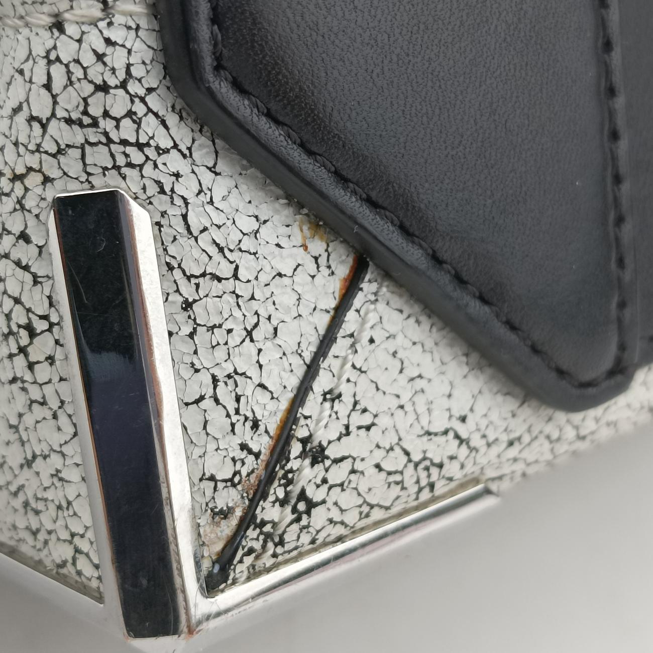 Secondhand Alexander Wang Flap Black×white Leather  crossbodybag | stylenewstar