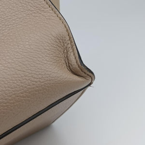 Pre-owned Celine Trapèze Beige Leather x suede  shoulderbag | stylenewstar