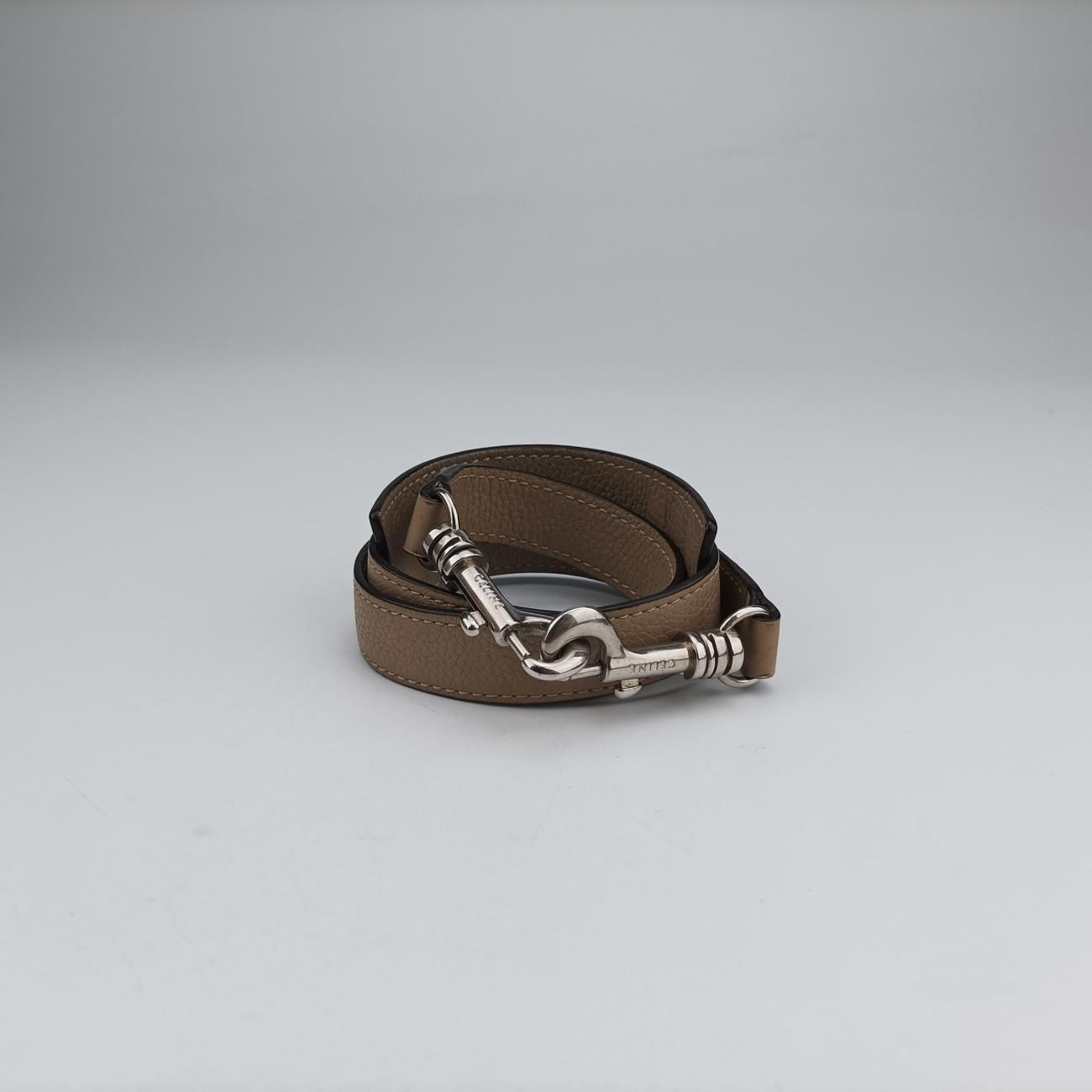 Pre-owned Celine Trapèze Beige Leather x suede  shoulderbag | stylenewstar