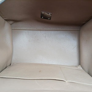 Pre-owned Celine Trapèze Beige Leather x suede  shoulderbag | stylenewstar