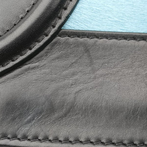 Luggage Mini Shopper Black x Blue x Red Leather x Ponyhair U-GA-0123