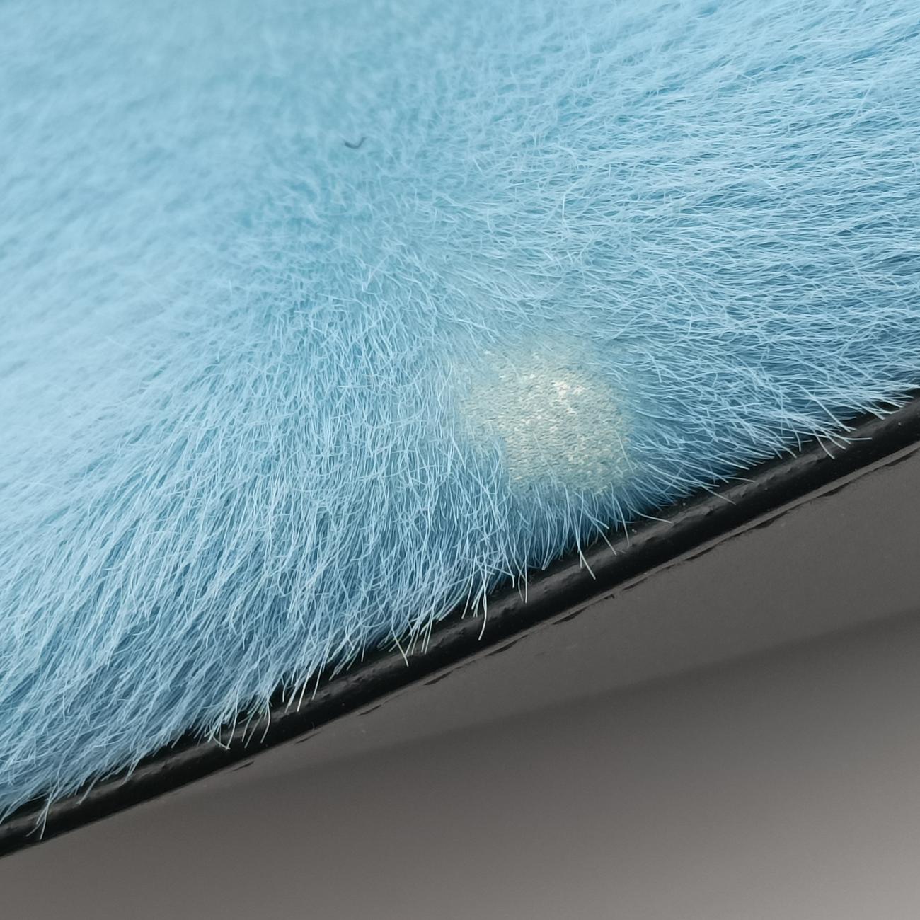 Luggage Mini Shopper Black x Blue x Red Leather x Ponyhair U-GA-0123