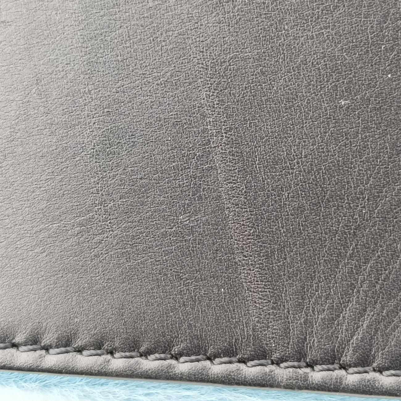 Luggage Mini Shopper Black x Blue x Red Leather x Ponyhair U-GA-0123