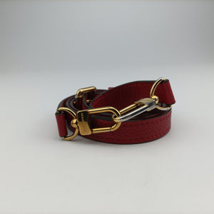 Pre-owned Louis Vuitton Pochette MéTIS MM Scarlet Red Monogram Empreinte M44155 shoulderbag | stylenewstar