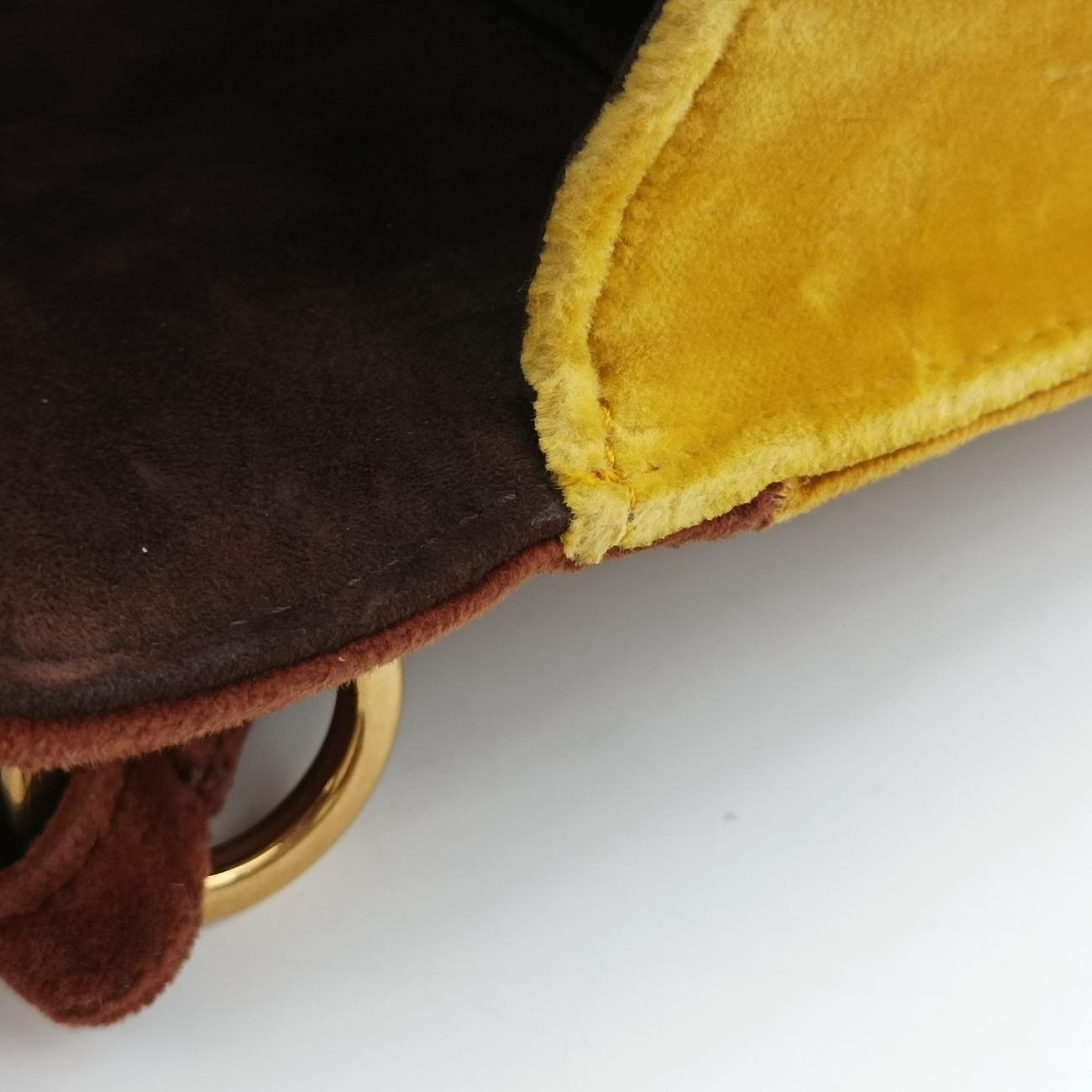 Animalier Cahier Lions Head Yellow×Brown Velvet 1BD089 110