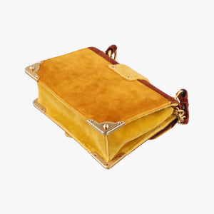 Animalier Cahier Lions Head Yellow×Brown Velvet 1BD089 110