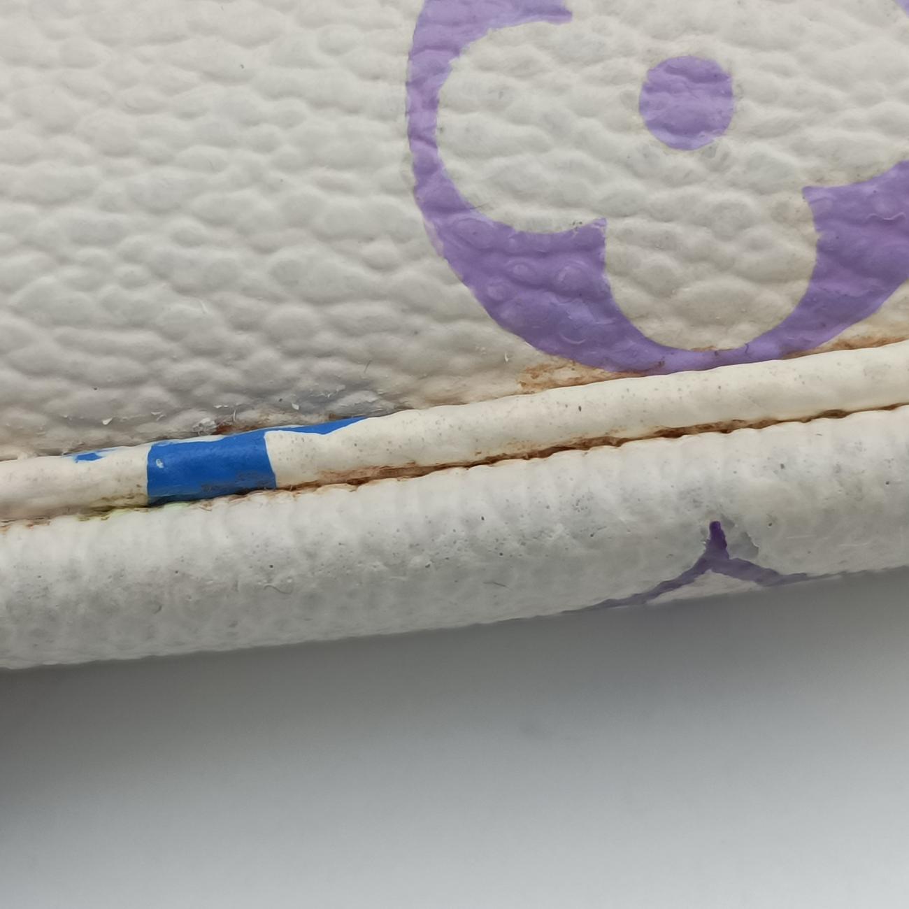 Fringe Pochette Accessories white Monogram Multicolor M40109 Lot number unknown