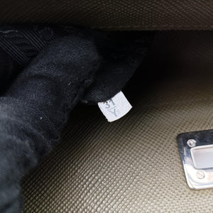 Pre-owned Prada Double Cuir Green SAFFIANO Leather BN2761 handbag | stylenewstar