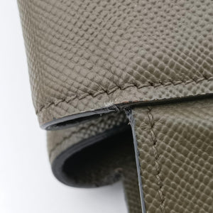 Pre-owned Prada Double Cuir Green SAFFIANO Leather BN2761 handbag | stylenewstar