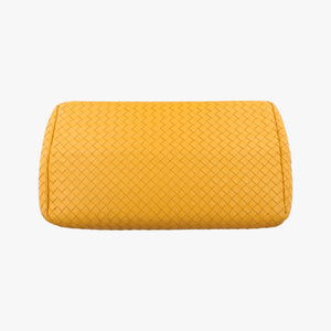 Pre-owned Bottega Veneta Intrecciato Yellow lambskin  handbag | stylenewstar