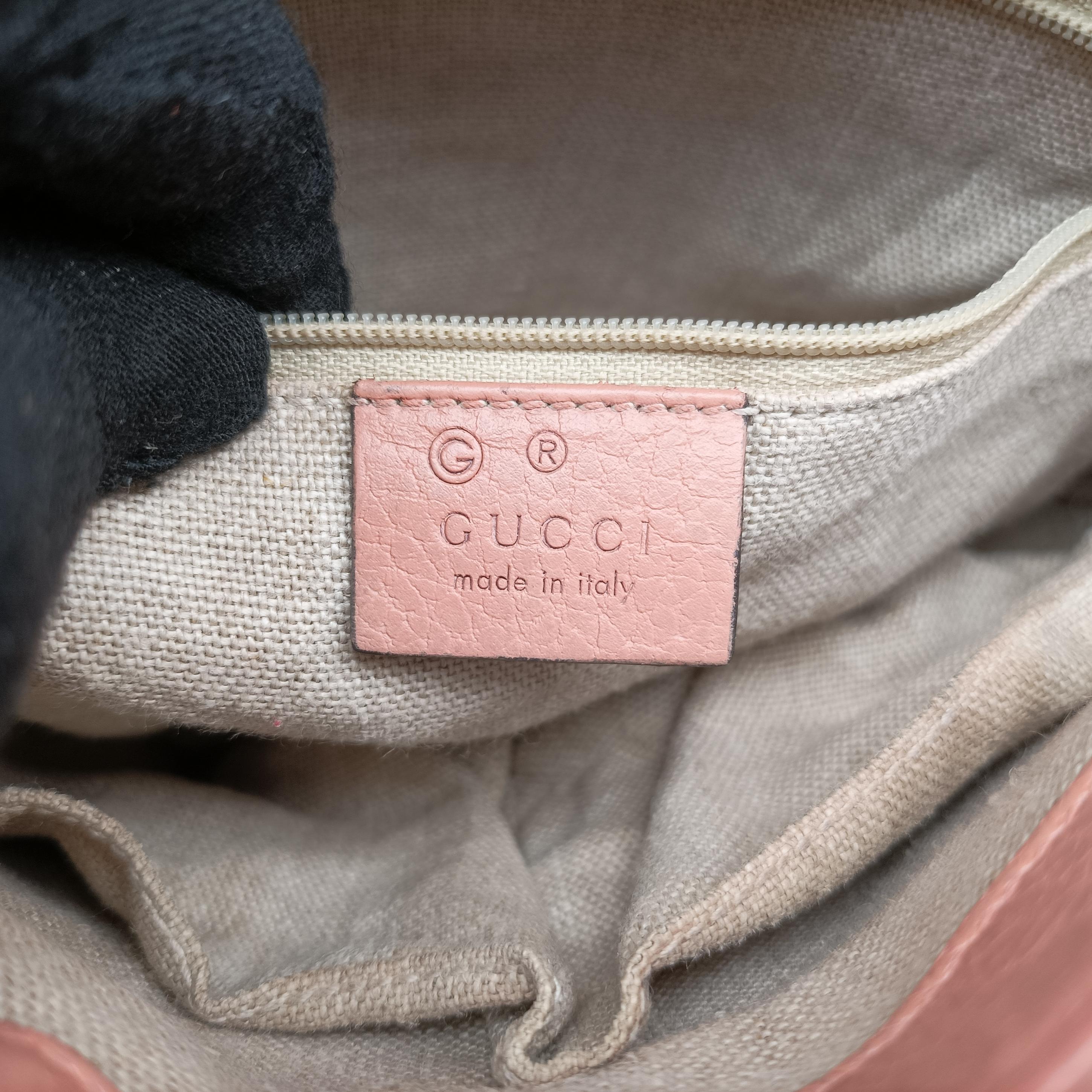 Pre-owned Gucci Interlocking G Pink Leather 510302 shoulderbag | stylenewstar