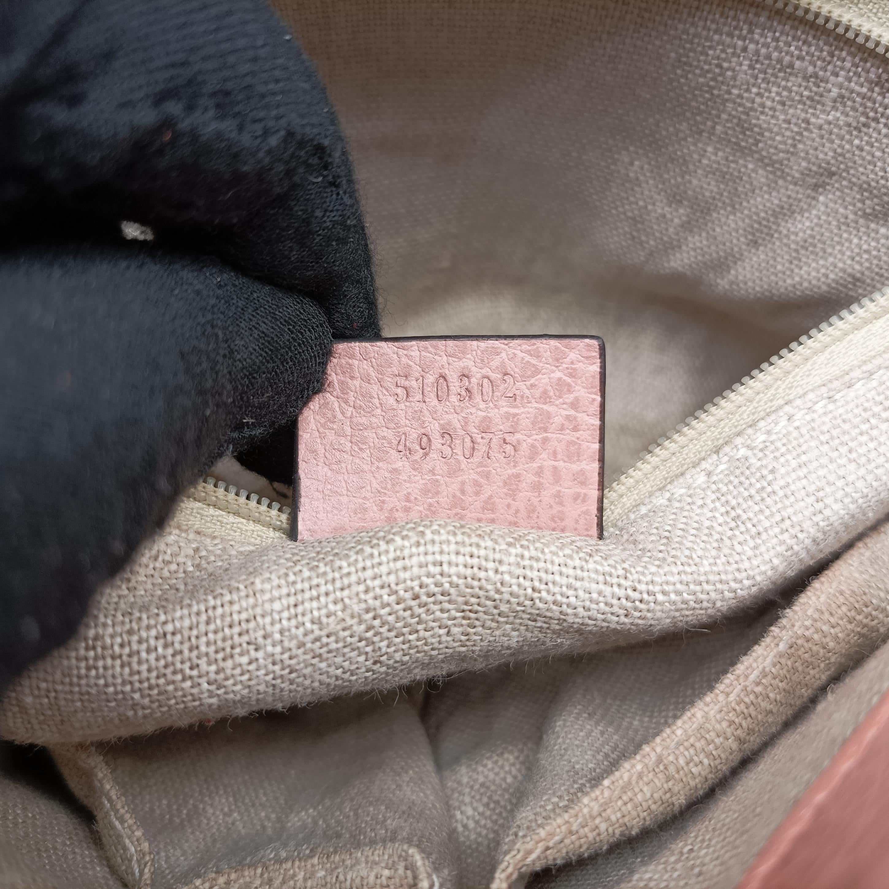 Pre-owned Gucci Interlocking G Pink Leather 510302 shoulderbag | stylenewstar